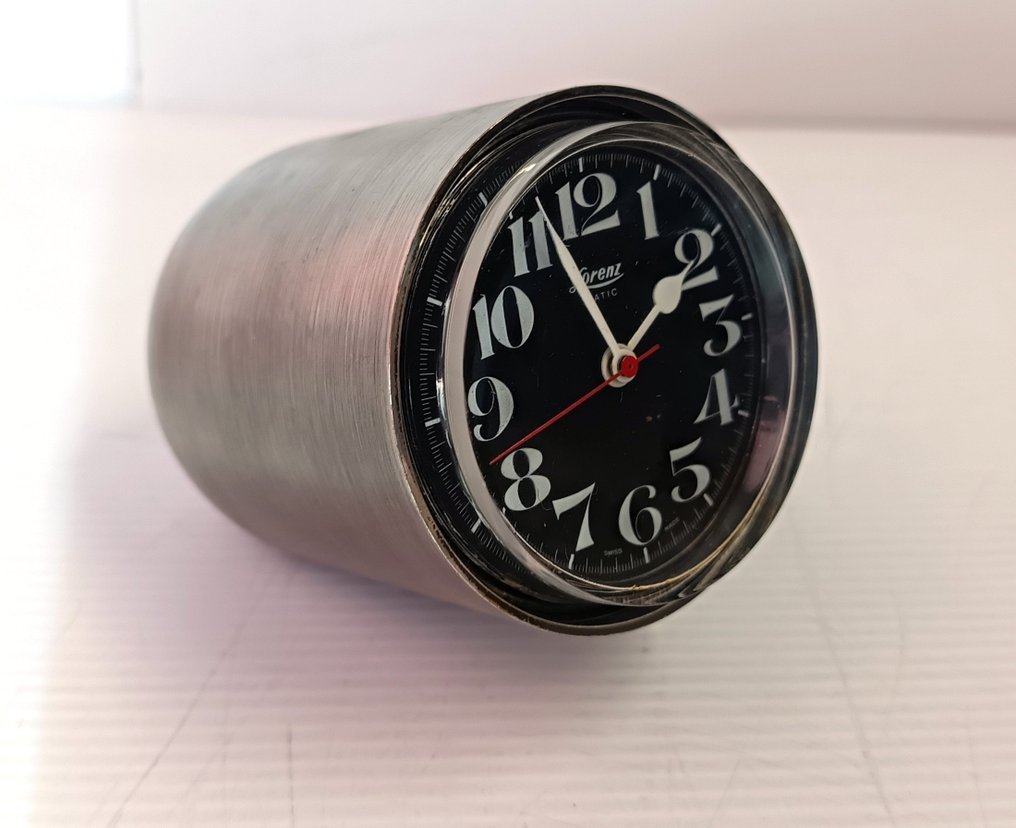 桌鐘 - Lorenz - Richard Sapper - Static -   鋼, 玻璃 - 1960-1970 #1.0