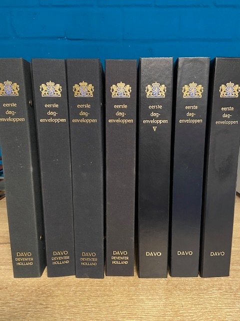 Ολλανδία 1950/2022 - Συλλογή FDCs σε 7 άλμπουμ DAVO. - NVPH E3/E853b - PBZ1/PBZ17 - vanaf E48 onbeschreven - Compleet #1.0