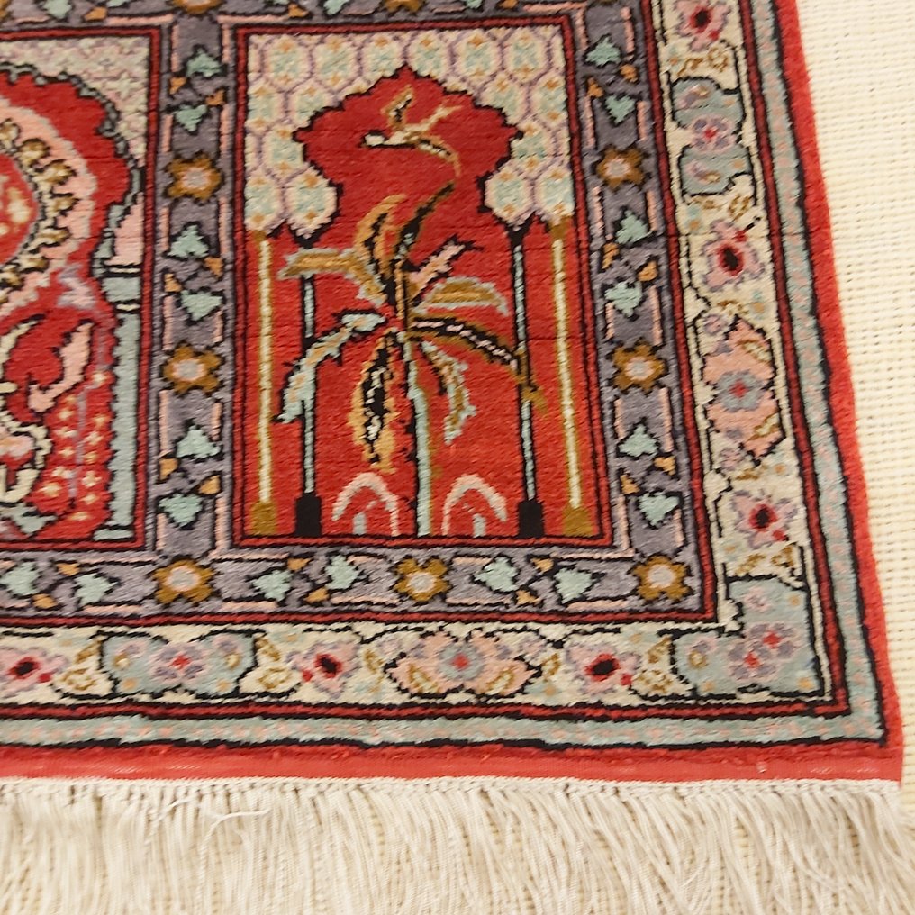 Kayserie - 地毯 - 87 cm - 50 cm - 土耳其丝绸开塞利地毯 #4.3