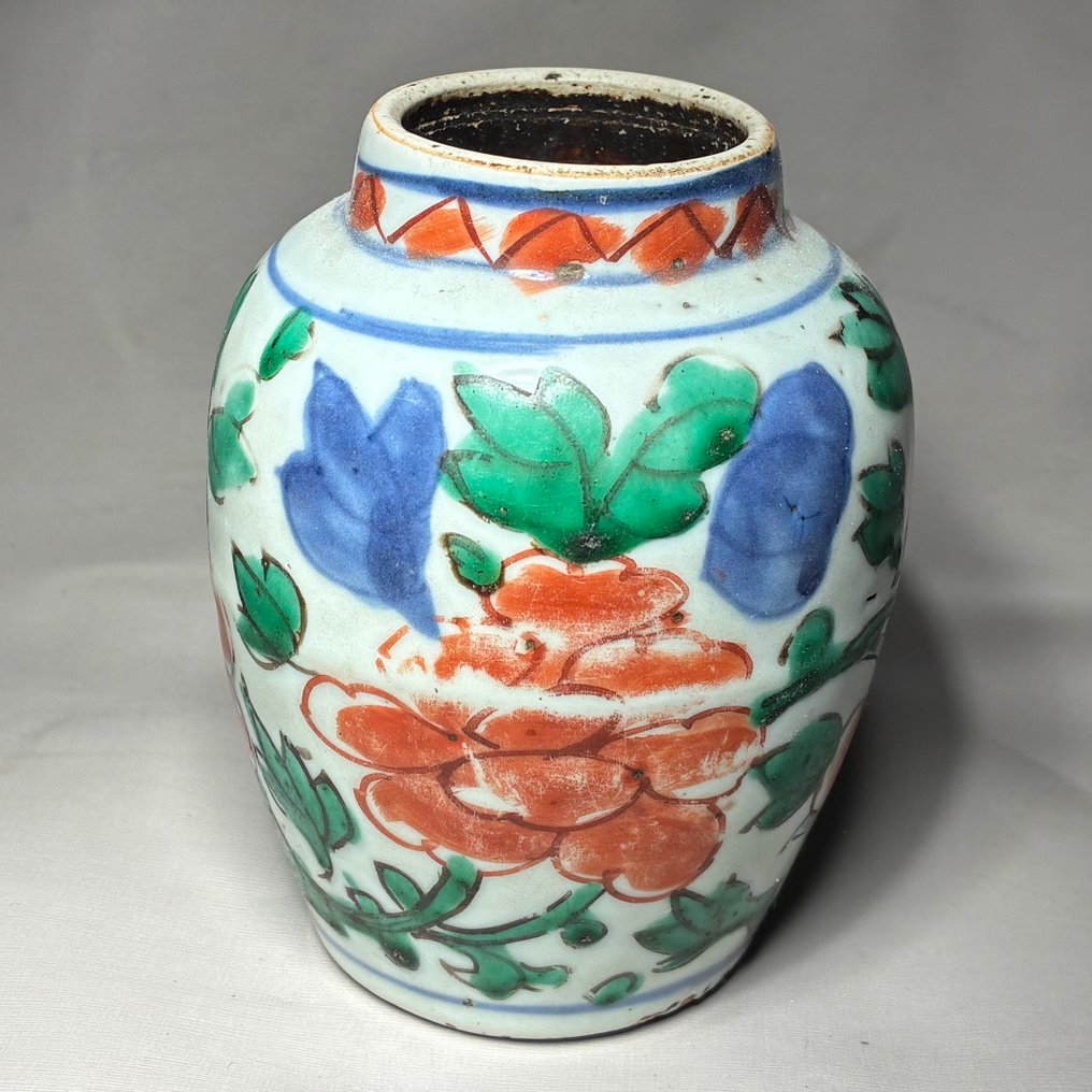 绿家族装饰小罐（不设底价出售） - 瓷 - 中国 - Transitional Period #1.0