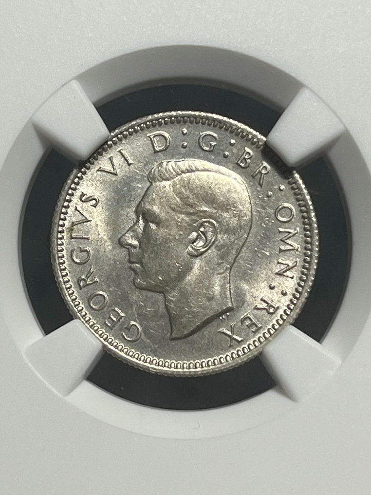英國. 喬治六世. 6 Pence 1946 / MS 64  (沒有保留價) #1.0