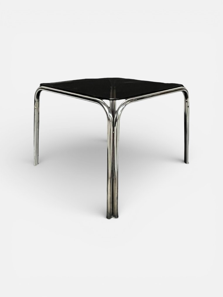 Mesa de centro - Vidro, Metal, Cromado #1.0