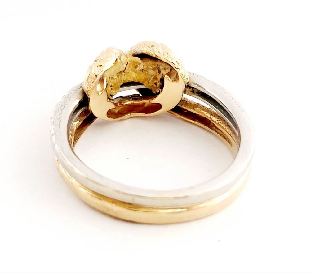 Ring - 18 kraat Gulguld, Hvidguld #2.1