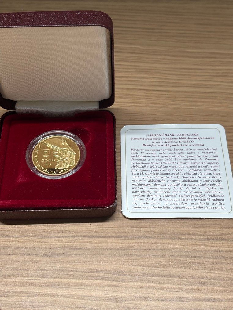 Słowacja. 5000 SK 2004 – Bardejov UNESCO #2.1