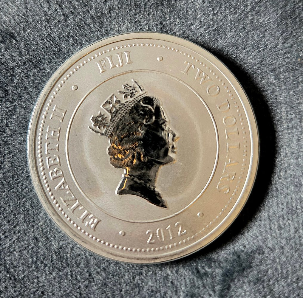 Fiji. 2 Dollars 2012  (No reserve price) #1.0