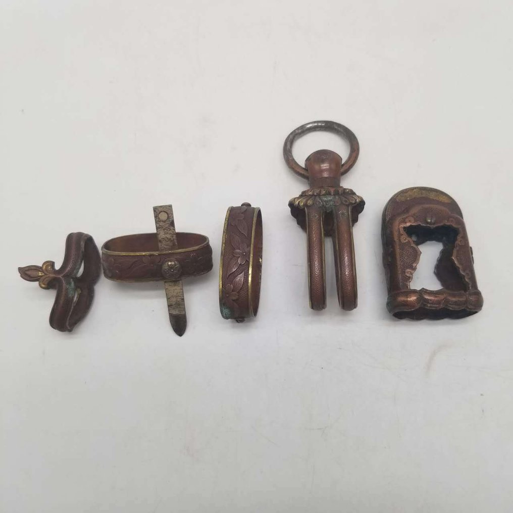 剑安装配件 - 铜 - 日本 - 1900-2000 #1.0