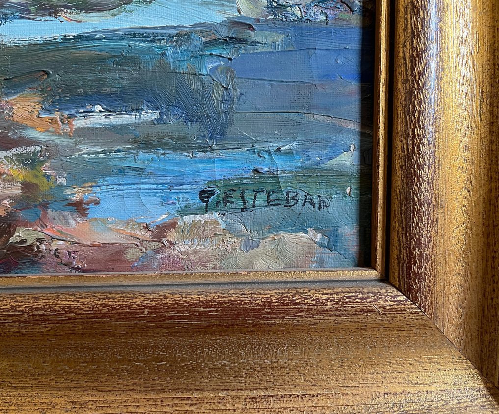 Grunwald Alsge Esteban (1909-1960) - Paisaje con río #2.1