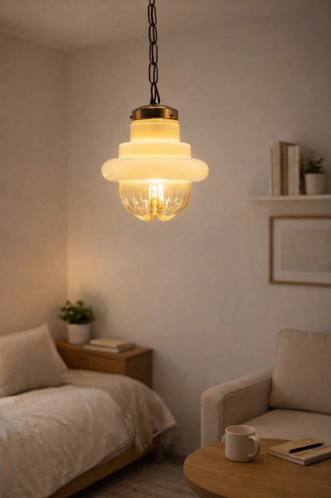 Hanging lamp - Glass, Brass #1.0
