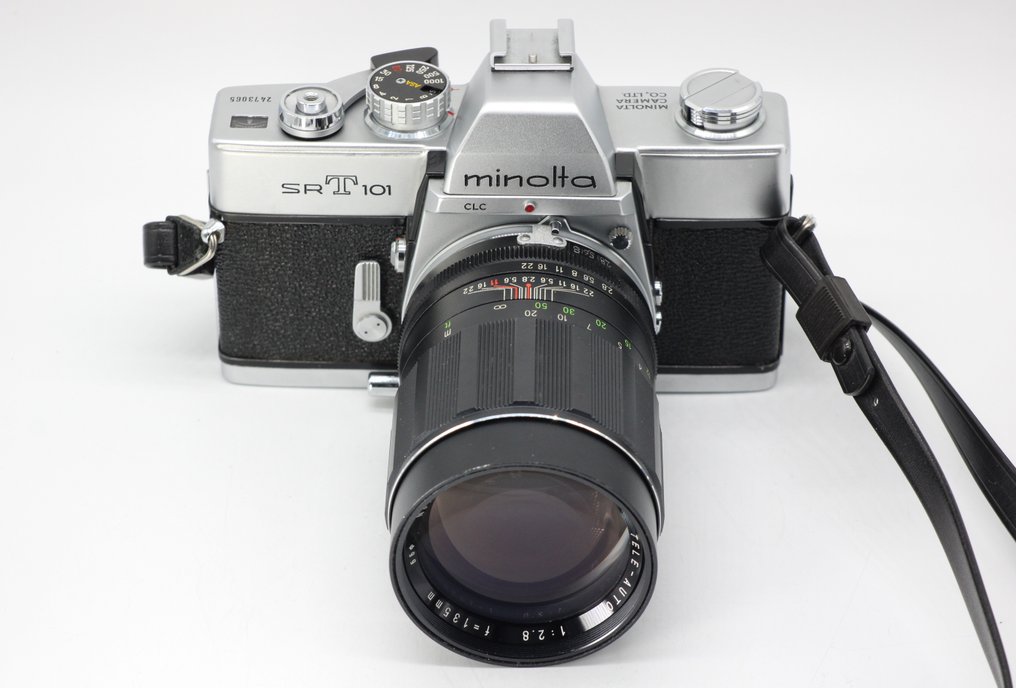 Minolta SRT 100 + Soligor 2,8/135mm + 35-200mm Αναλογική φωτογραφική μηχανή #1.0