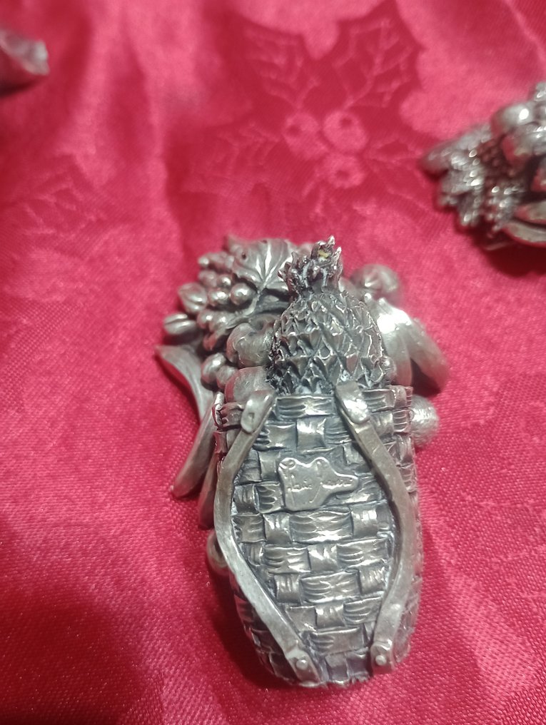 Γλυπτό, Prosperità a tavola - 0 cm - Επενδεδυμένο ασήμι #2.1