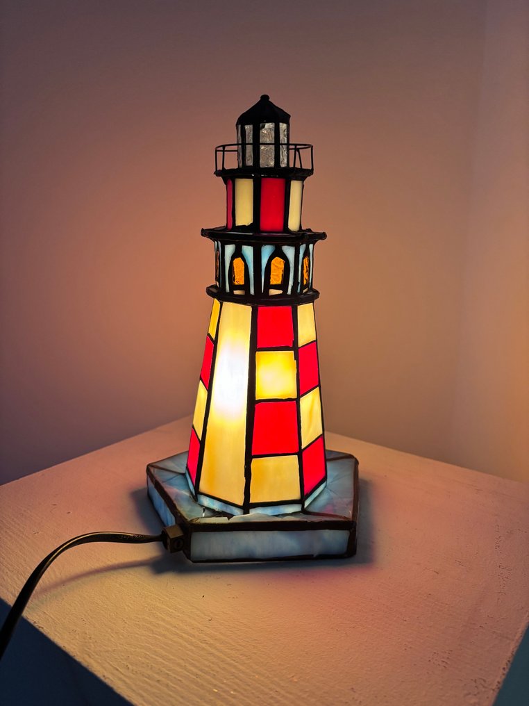 Nachttischlampe - Buntglas - Faro #2.1