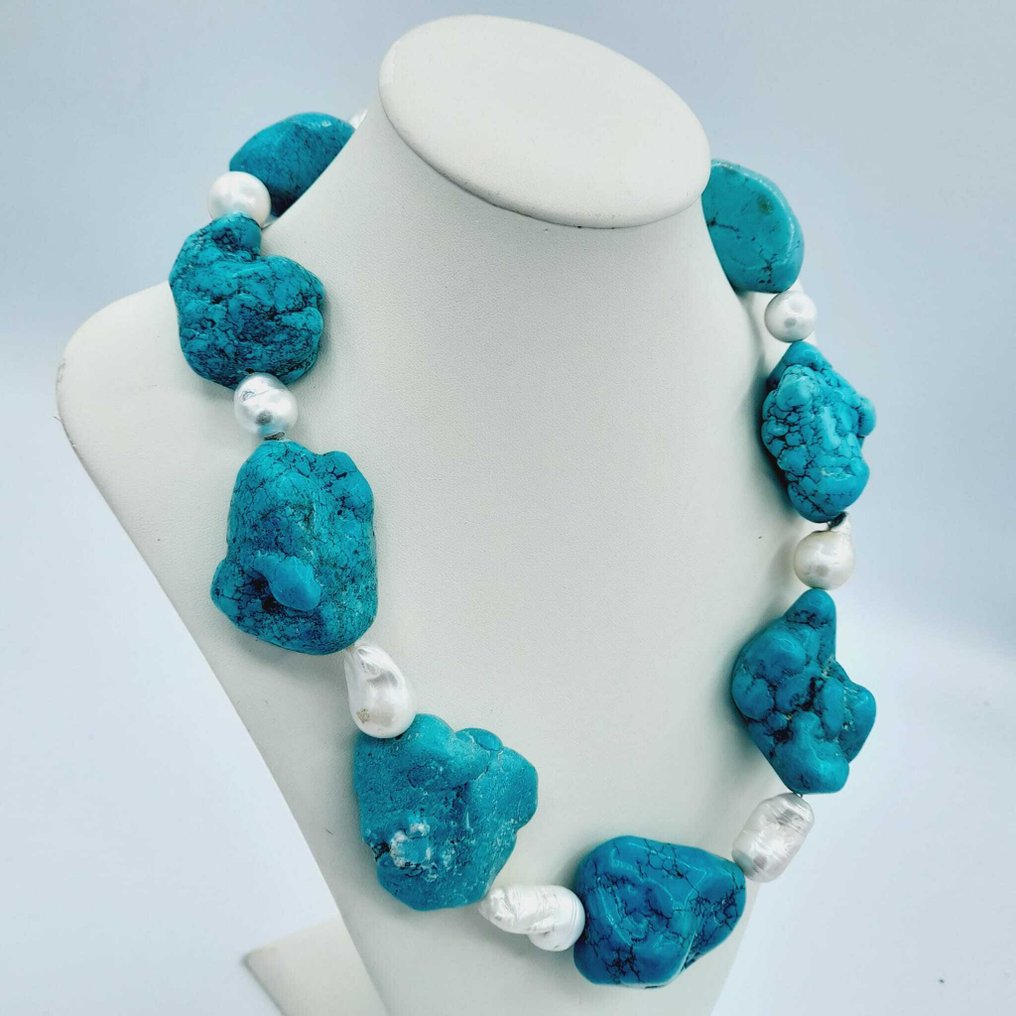 Sin precio de reserva - Collar - 18 quilates Oro blanco #1.0