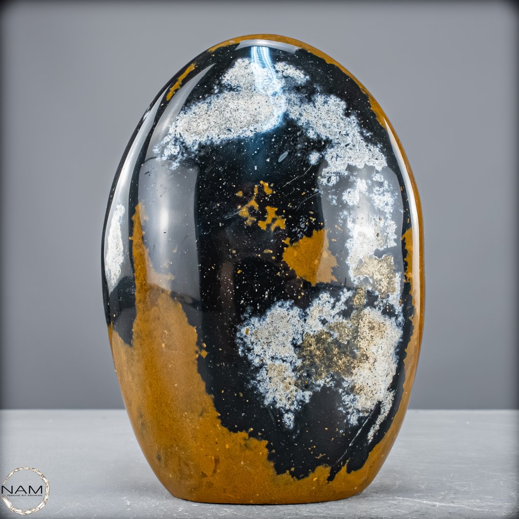 新发现！稀有天然碧玉 - 玛瑙 Freeform- 2081.46 g #1.0