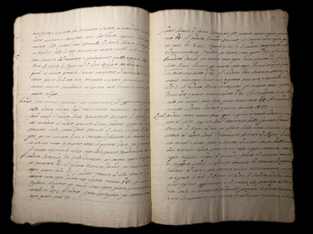 Regno delle Due Sicilie - Soppressione di Santa Chiara di Napoli e passaggio dei beni allo Stato Borbonico - 1833 #1.0