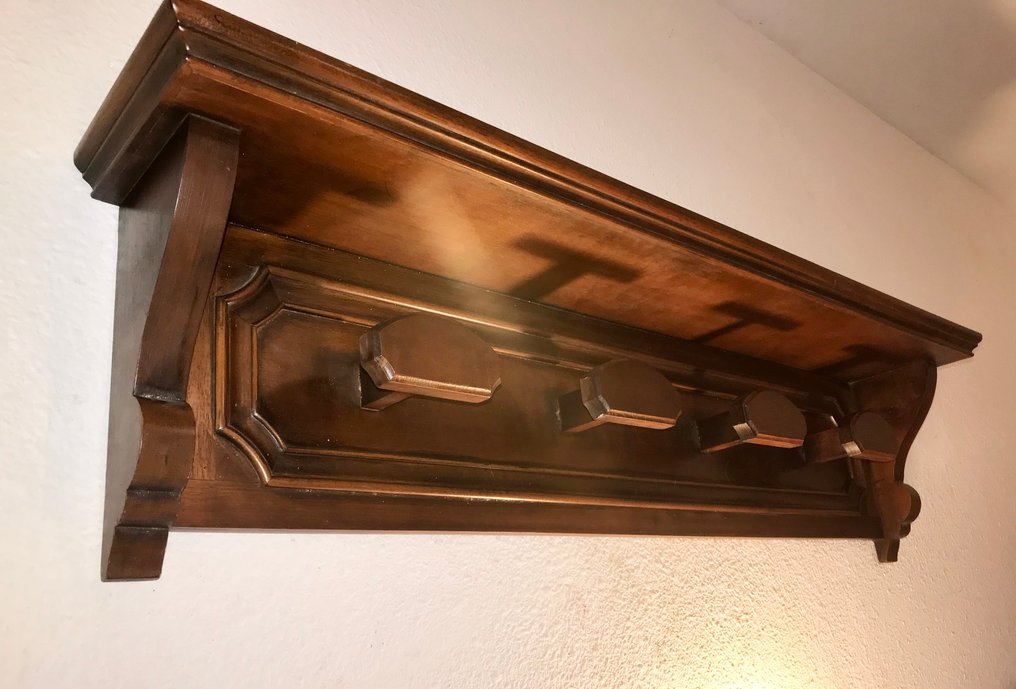 衣帽架 - 木 - 19世纪末的衣架架子 #1.0