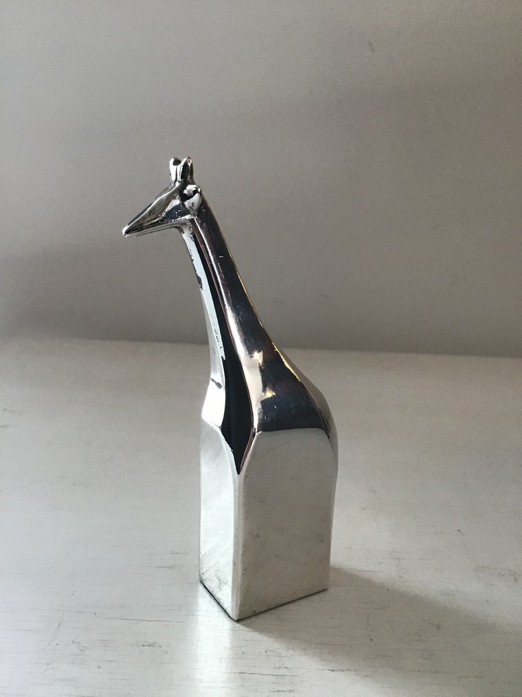 Dansk Designs - - Gunnar Cyren - 纸镇 - Girafe - 镀银锌 #1.0