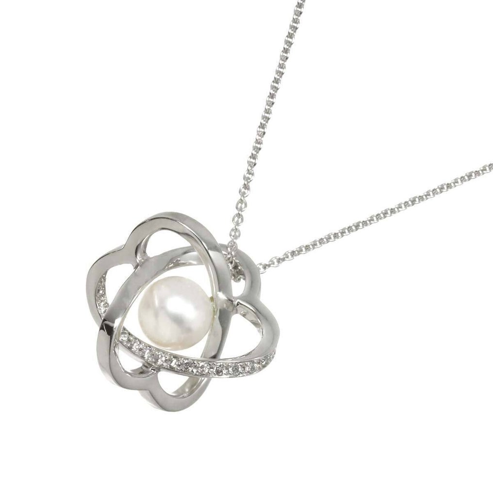 Mikimoto - Colar - 18 K Ouro branco #1.0