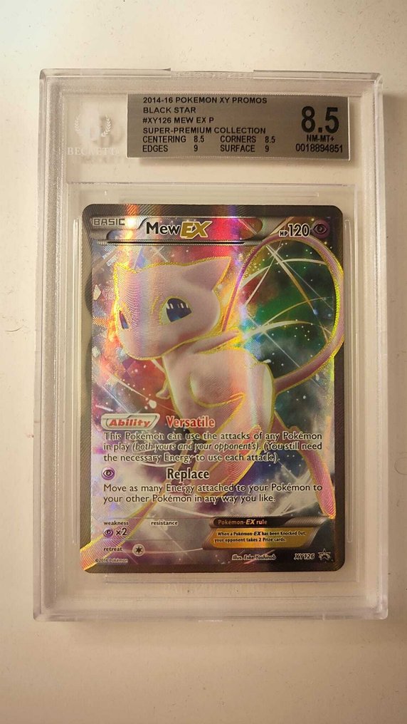 Pokémon - 1 Graded card - Mew XY12 Folie, Promo-kort, Full kunst - Beckett 8.5 - XY #1.0