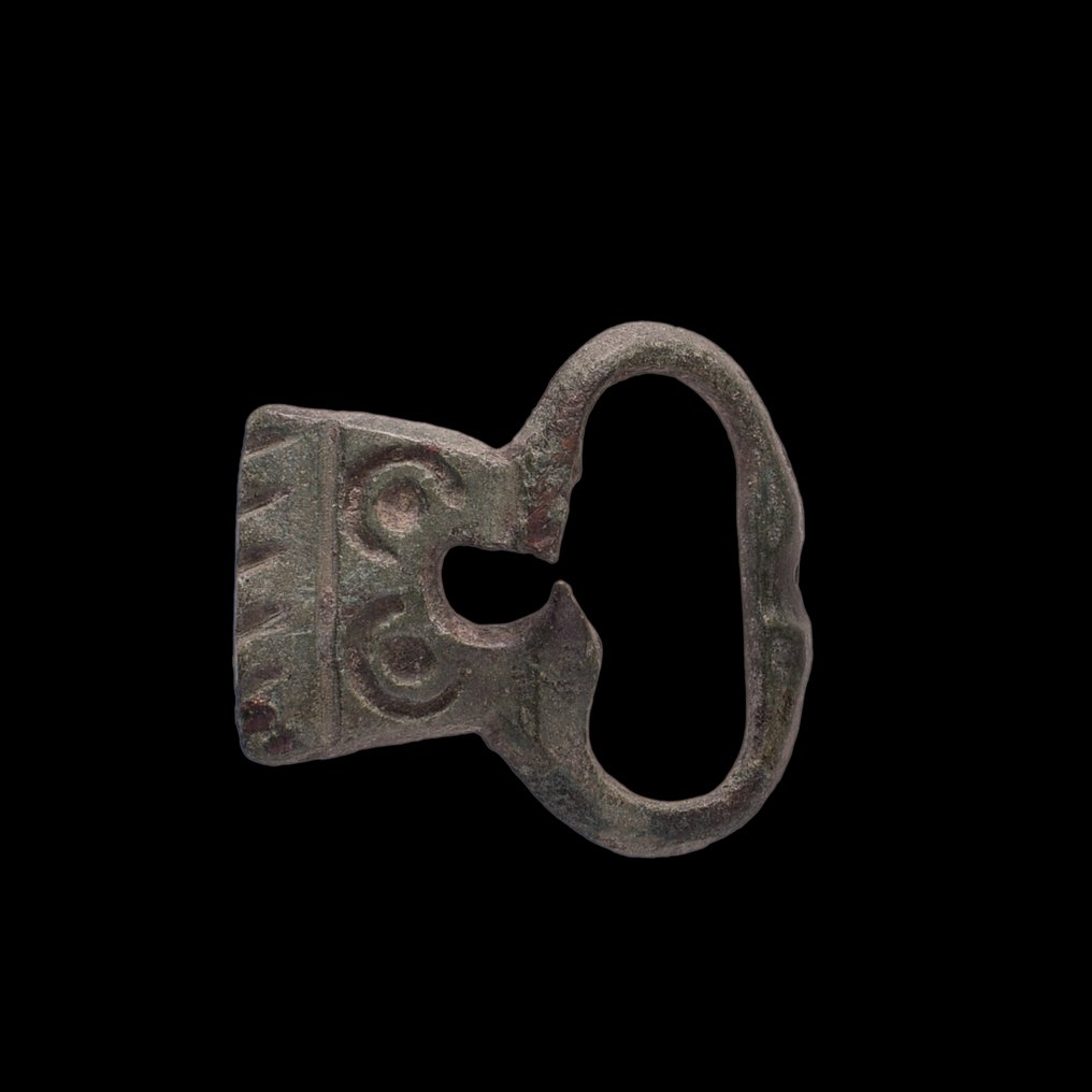 Medieval, Crusaders Era Bronze Belt buckle (No reserve price) #1.0