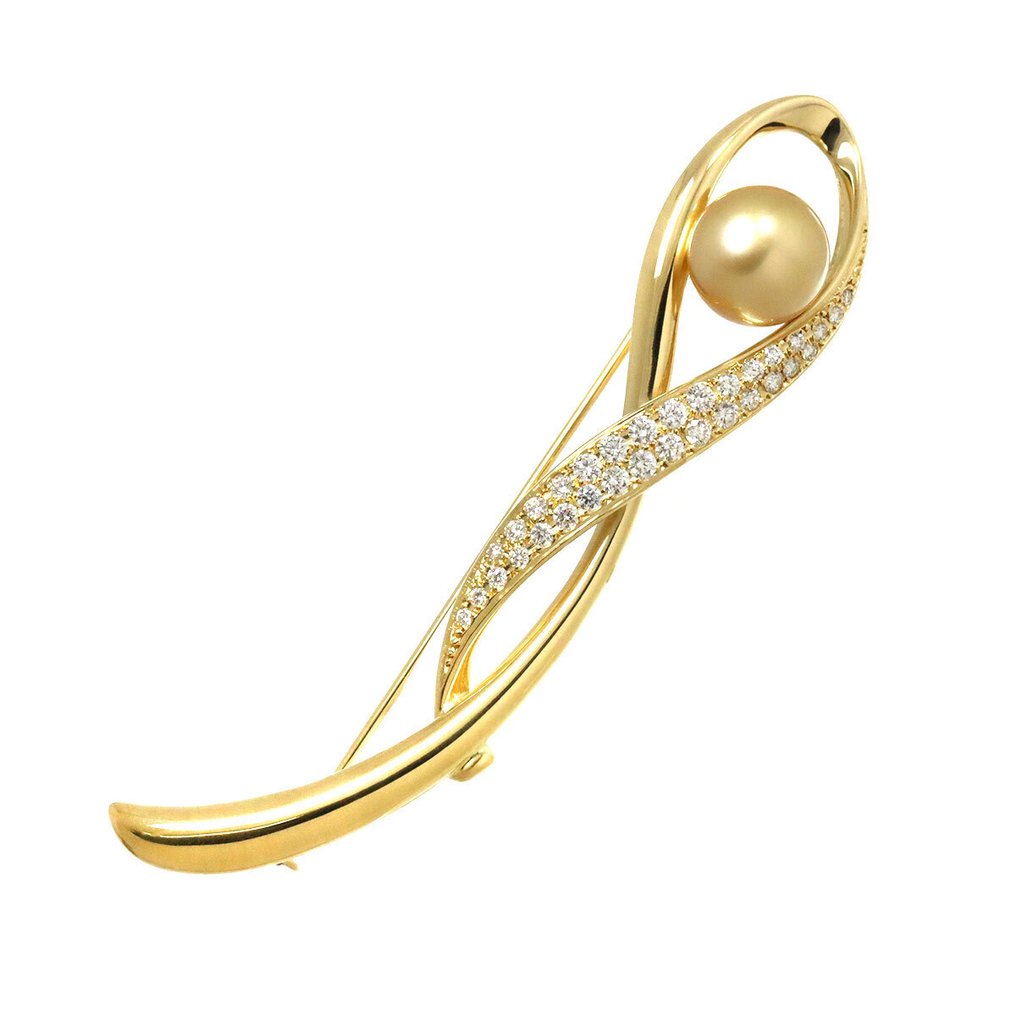 Mikimoto - Brosche - 18 kt Gelbgold #1.0