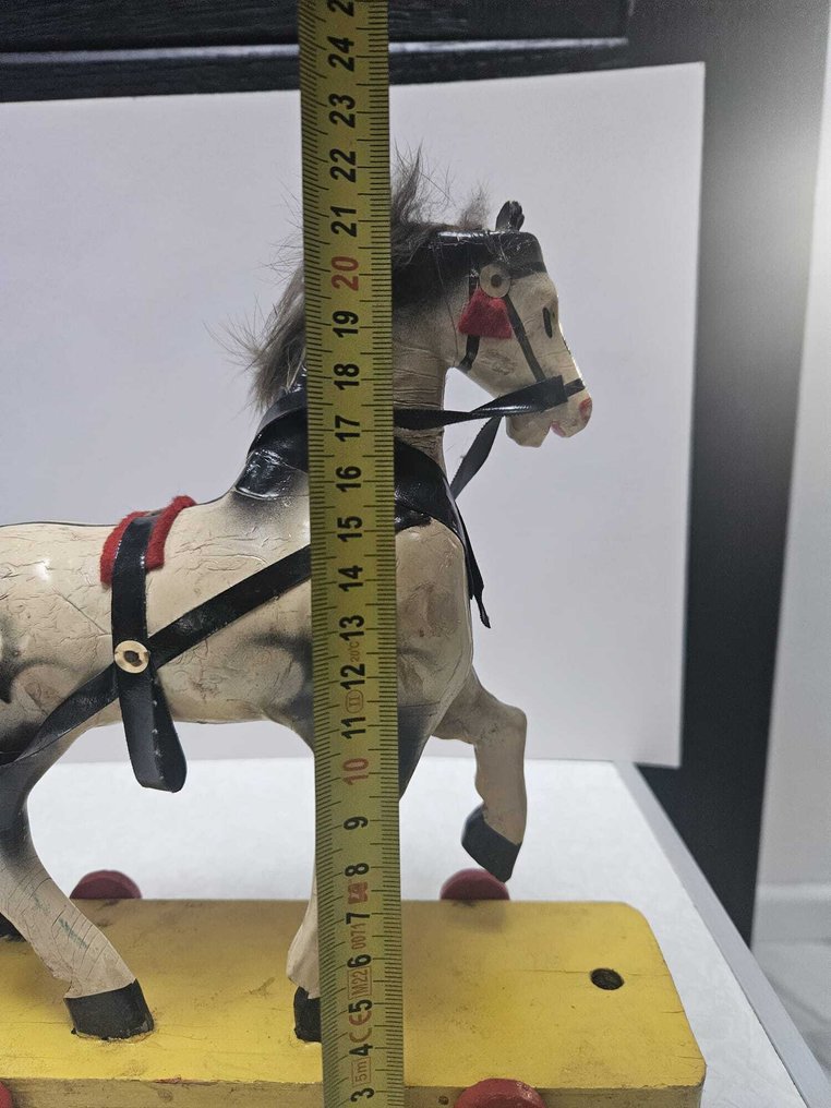 onbekend - Παιχνίδι Antieke paard met kar - 1920-1930 - Γερμανία #1.0