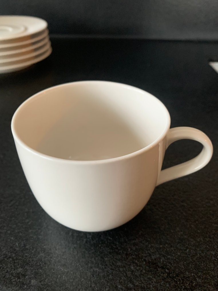 Alessi - Ettore Sottsass - Σερβίτσιο δείπνου (7) - La Bella Tavola - Πορσελάνη - Κοπ και σερβίτσια. #2.1