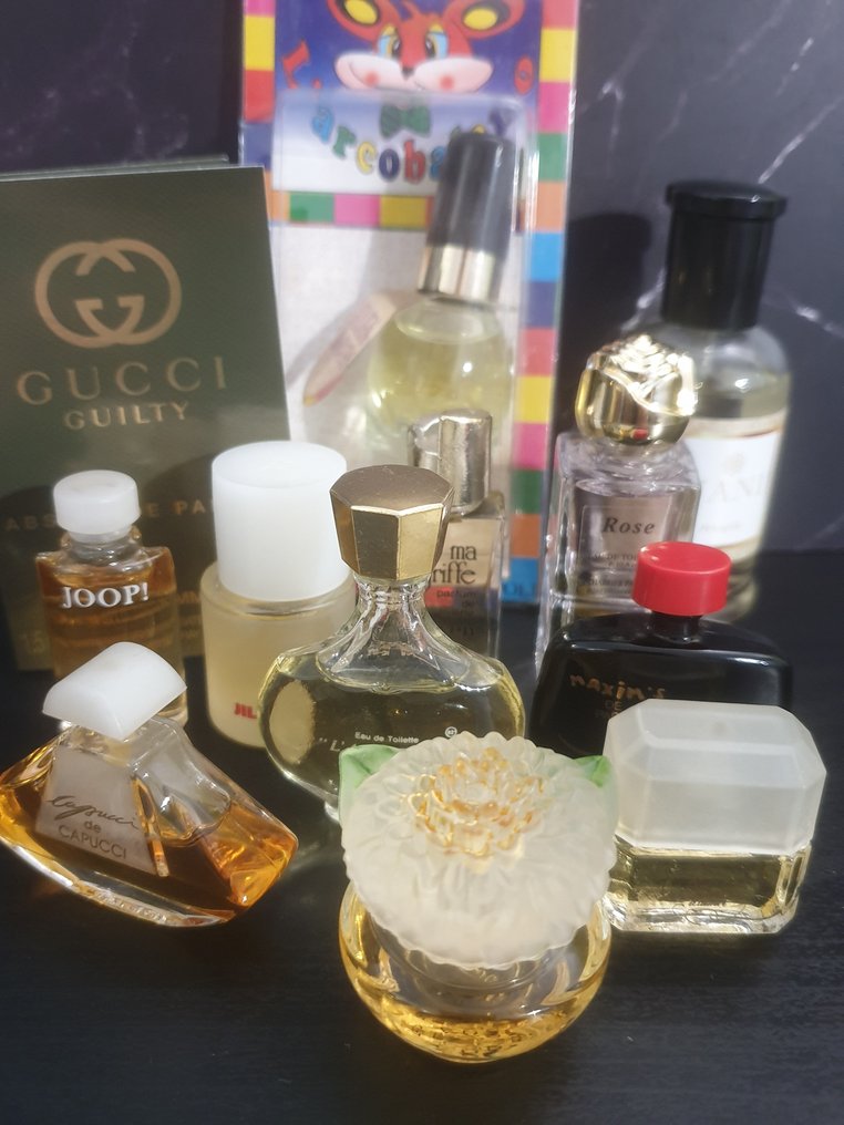 Various Brands - Various - Perfume bottle (12) - Glass, Plastic - 12Pc Miniature Perfumes #1.0