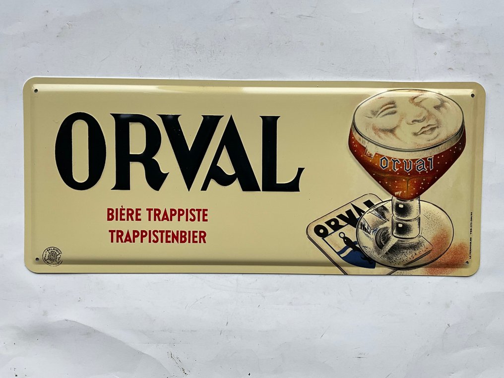 Orval Trappistenbier - 廣告牌 - 錫 #2.1