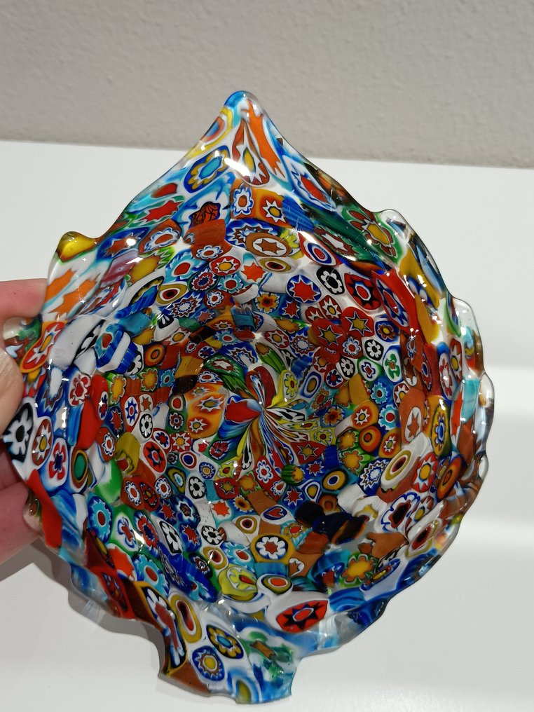 Murano - 碗 - 穆拉諾玻璃 - Murrine millefiori #3.2
