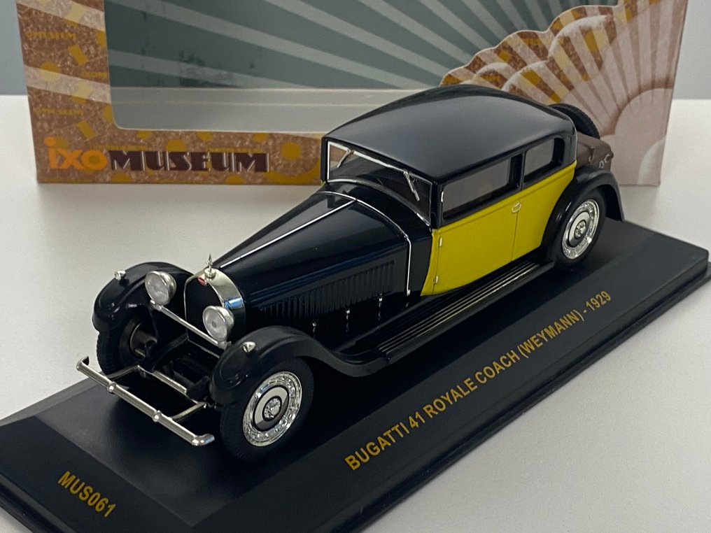Ixo Museum 1:43 - 模型汽车 - Bugatti 41 Royale Coach (Weymann) 1929 - 精彩的模型，限量版，已售罄 #1.0