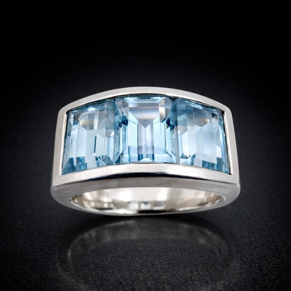 Senza prezzo di riserva - Anello Argento - Topaz (Certificato) #1.0