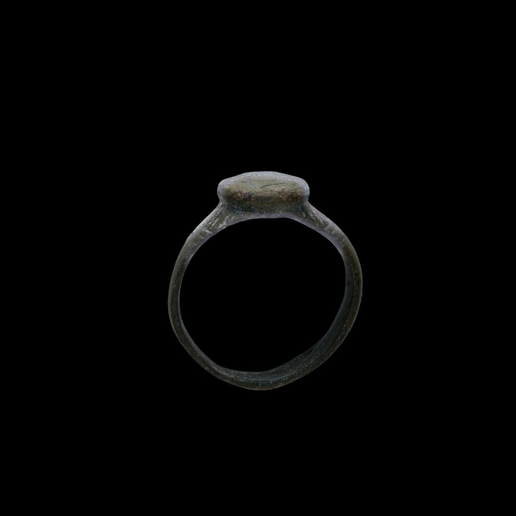 Byzantinsk Bronze Ring - Rosette-stjerne-motiv  (Ingen mindstepris) #1.0