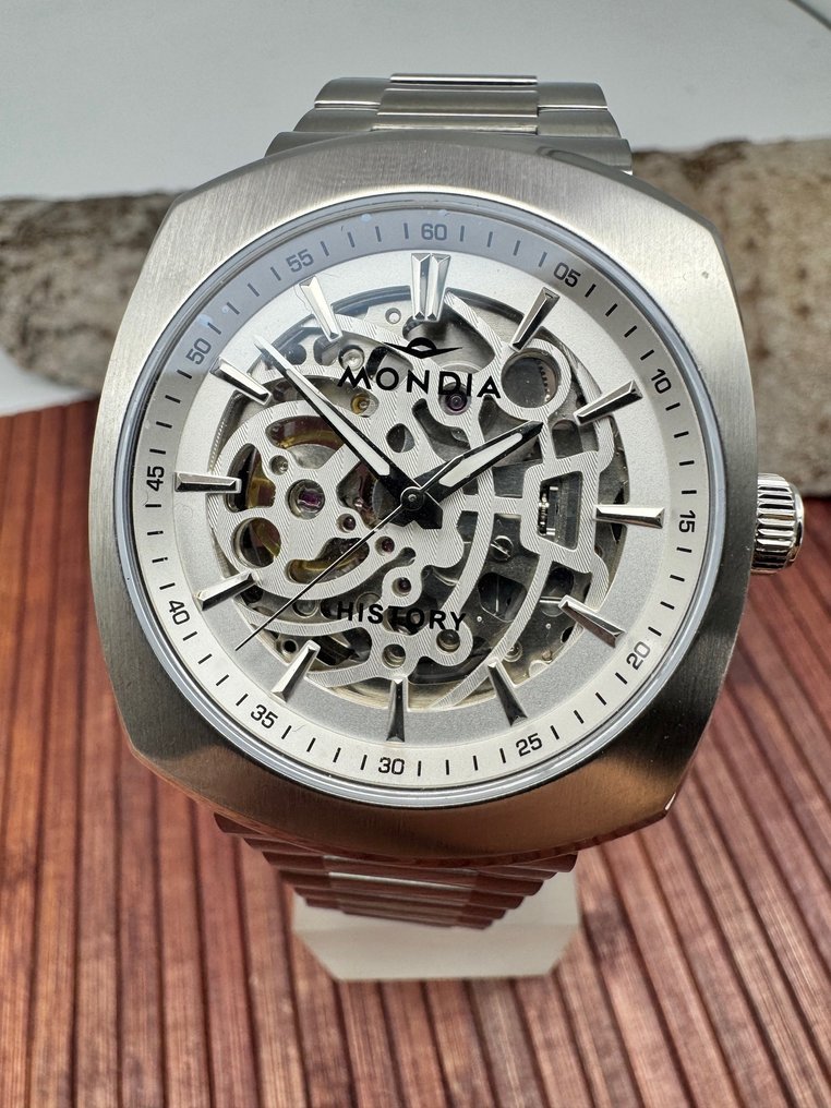 Mondia - History Skeleton Automatic - Ingen reservasjonspris - MH-003-SS-SL-CM - Herre - 2020+  #1.0