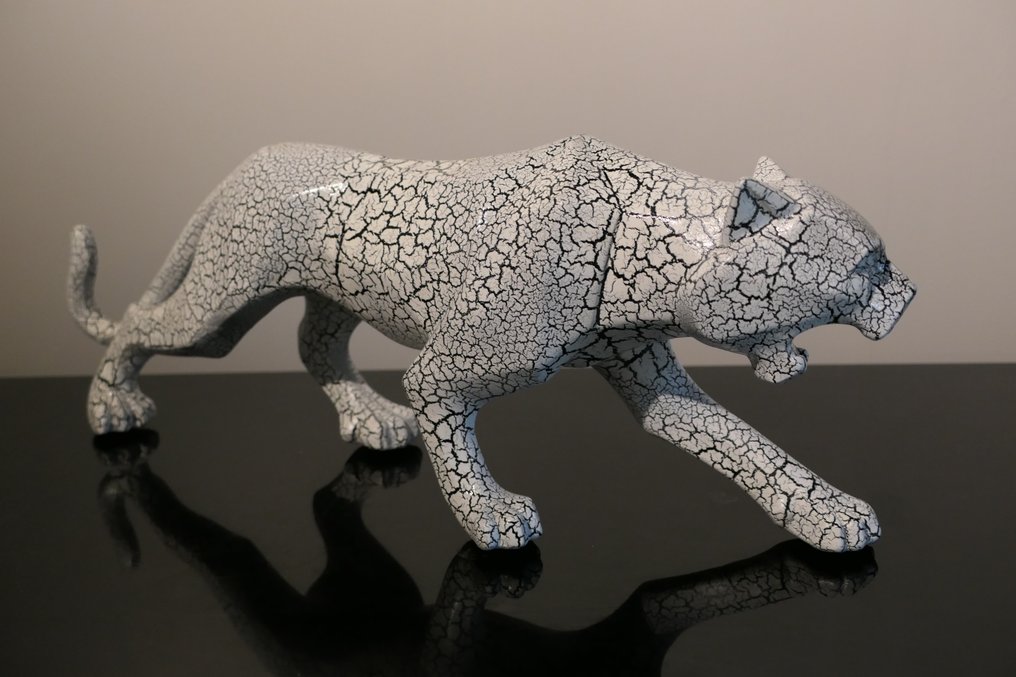 Rich'ART - Panthère version blanc crackle #1.0