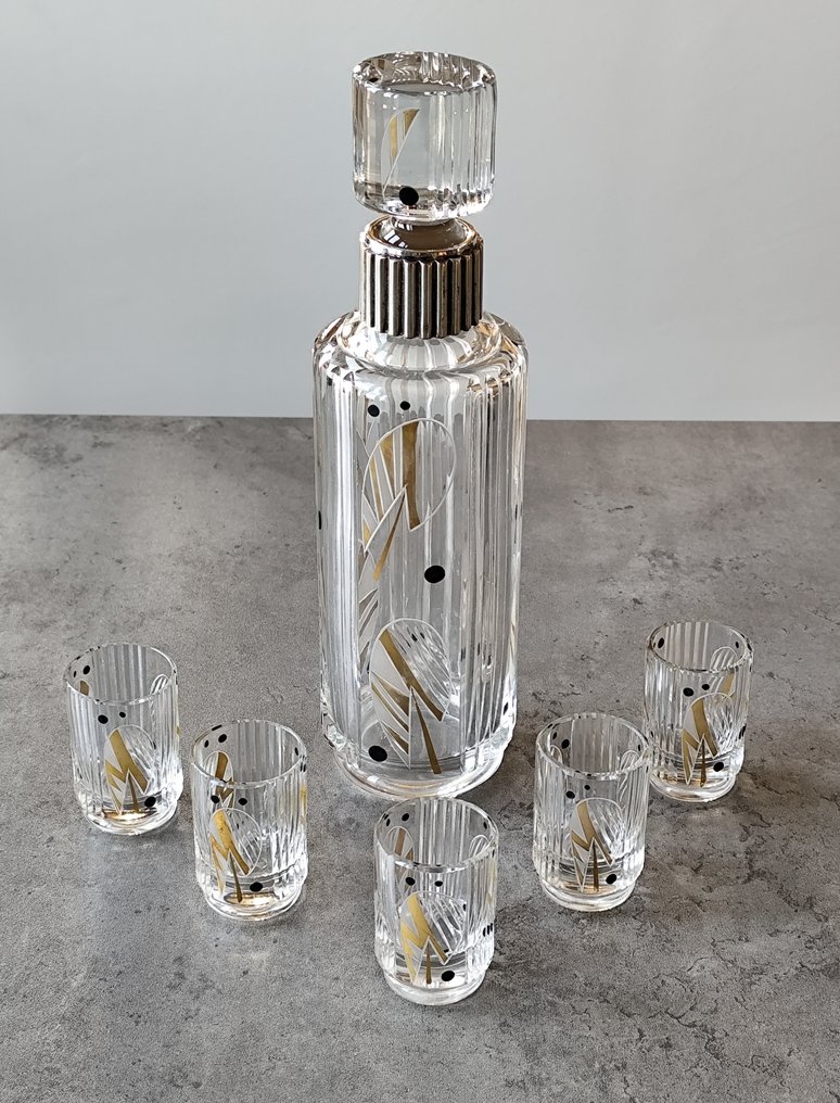 karl Palda - 酒具組 (6) - .800 銀 - Decò 酒类服务 #1.0