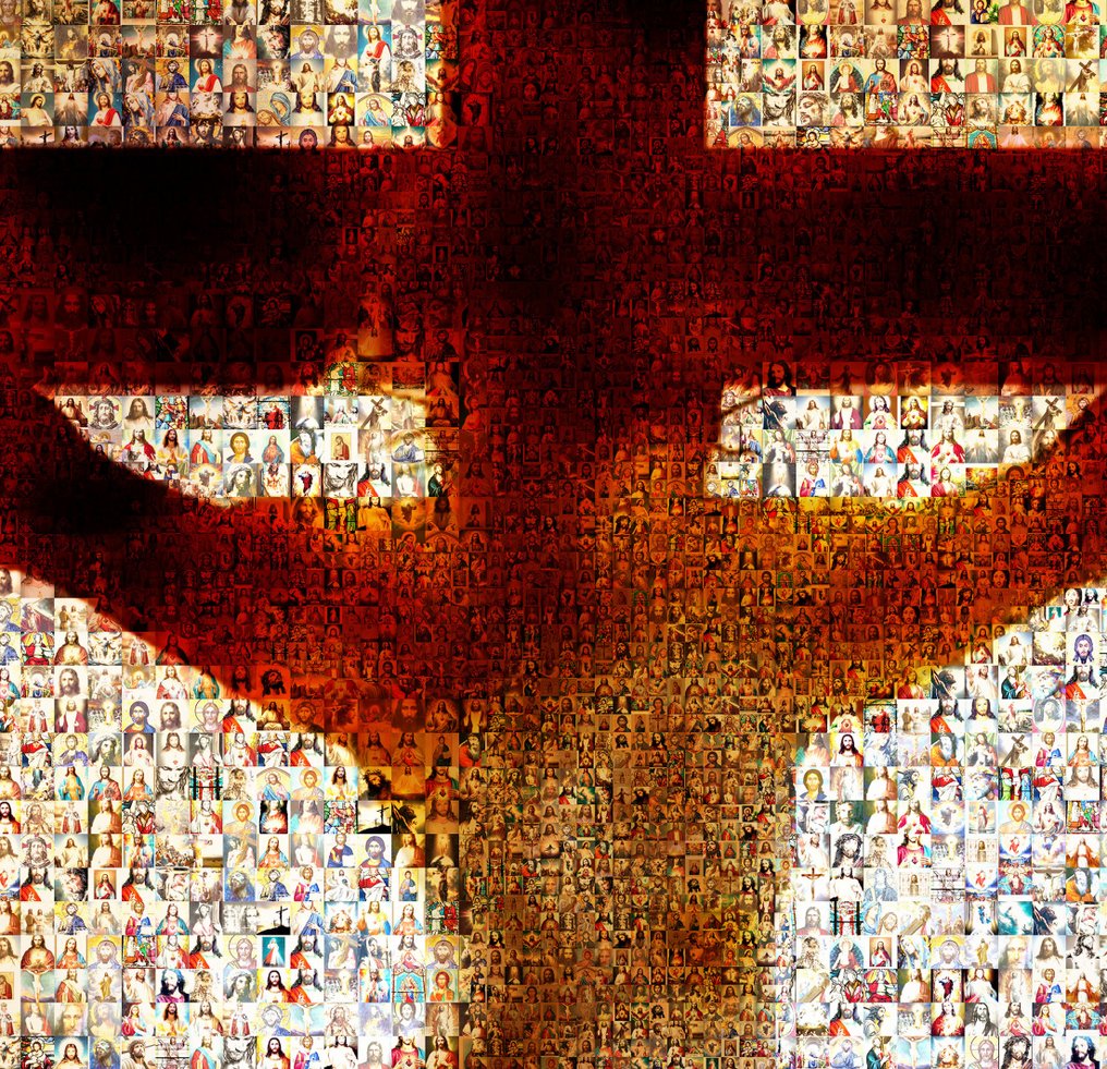 David Law (1967) - Crypto Corpus Christi VII - Format XL 60x60 #1.0