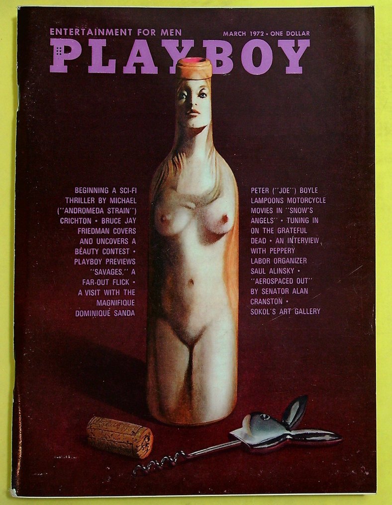 Playboy - 1972 complete 12 monthly issues (USA) including 'Playmates' centerfold. - 1972-1972 #3.2