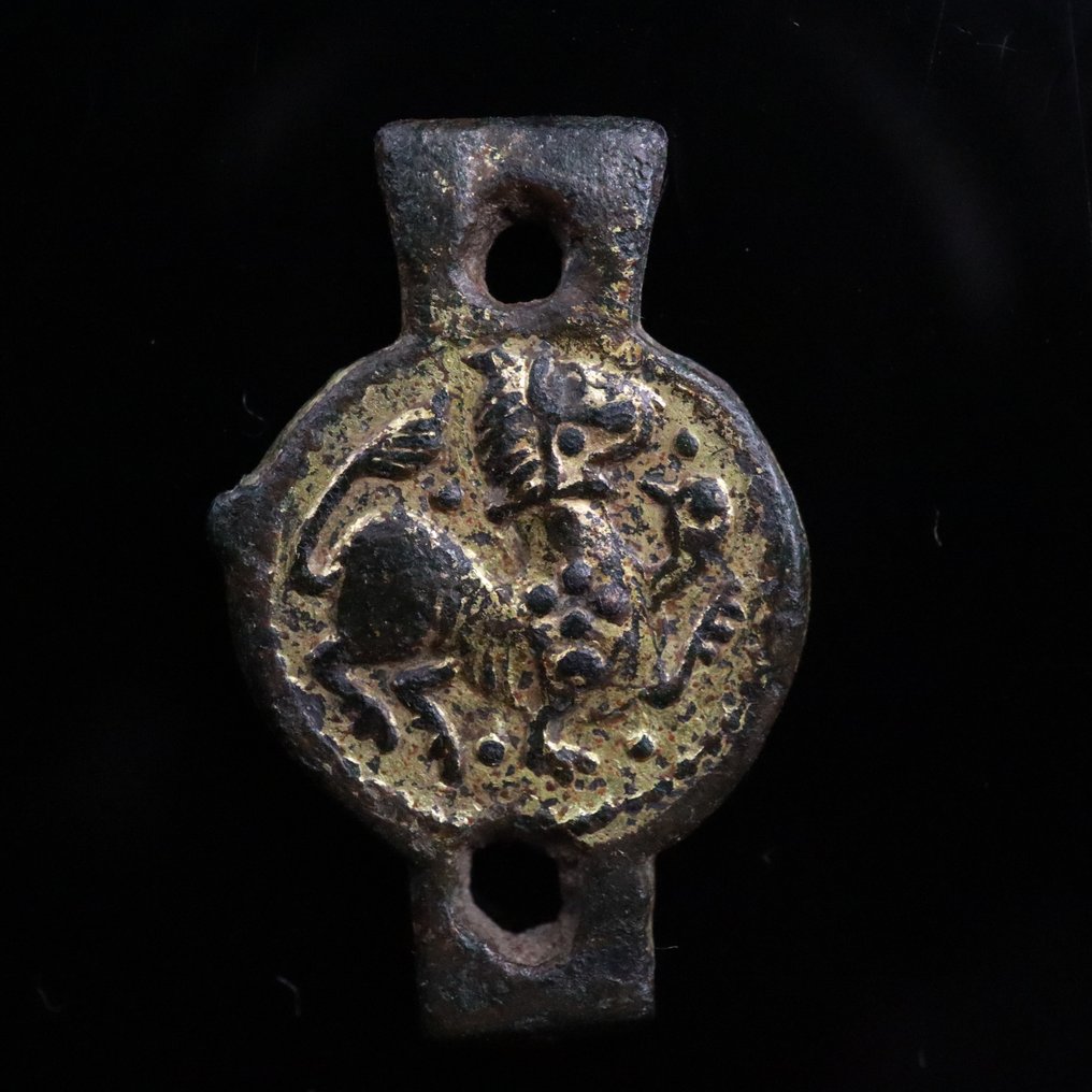 Korstogskonge-riget Forgyldt bronze Dekorativ montering - 25.8 mm  (Ingen mindstepris) #2.1