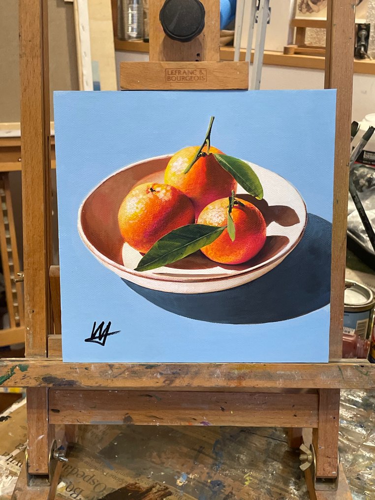 MAX - Tre mandaranci nel piatto - three mandarins on the plate #4.3