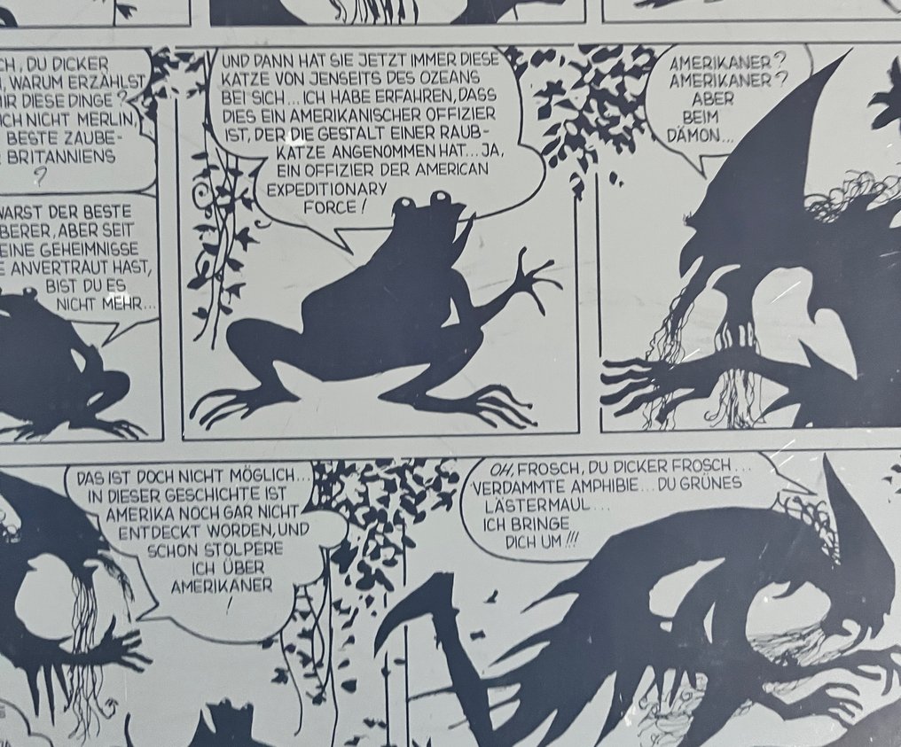 Corto Maltese - Plaque d'impression en métal - 2X - 2 Trykplade #4.3