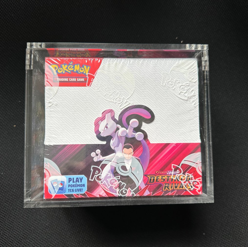 Pokémon - 1 Booster box - Pokemon - Destined Rivals Booster box + acryl case - Scarlet & Violet - Destined Rivals #1.0