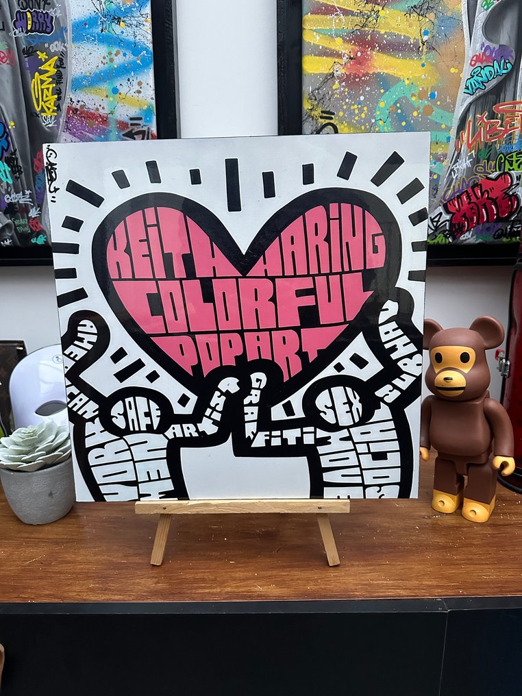 CMON - The Graff'racters : The Graff'Racters : KEITH HARING HEART TRIBUTE #1.0