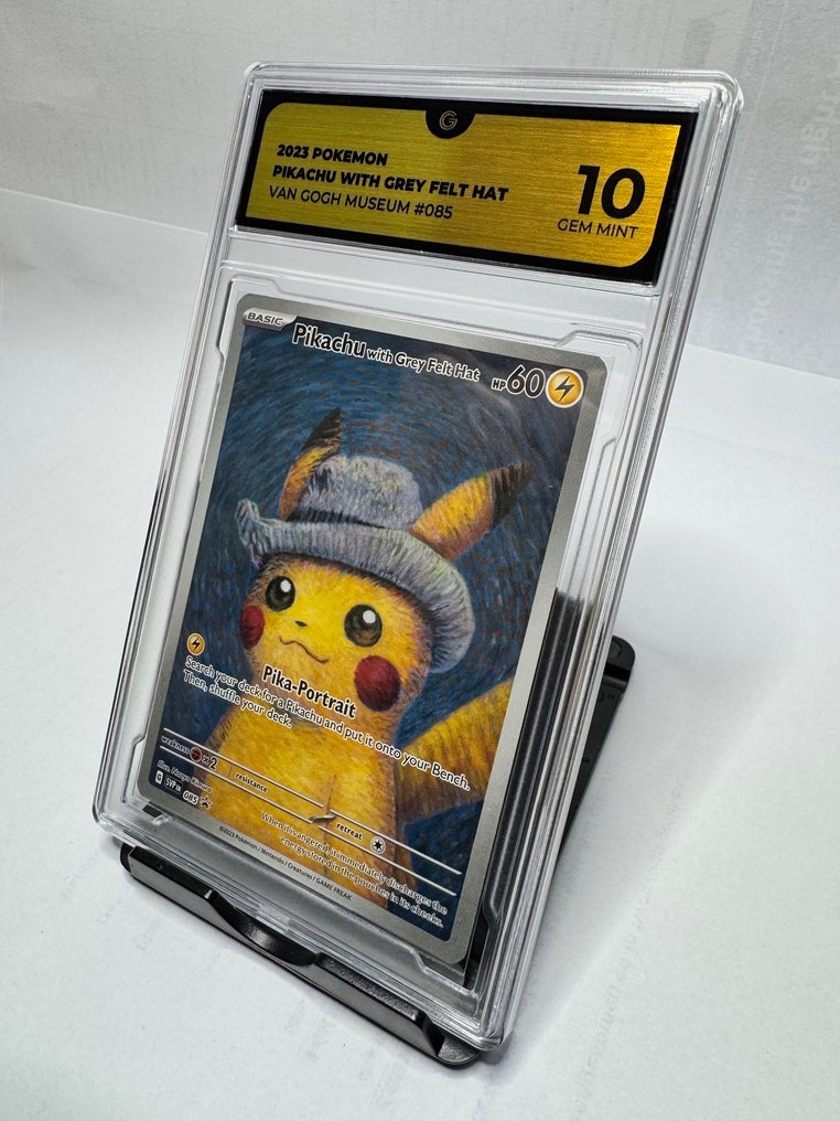 Pokémon - 1 Graded card - Pikachu 085 Προωθητική κάρτα, Πλήρης τέχνη, Περιορισμένη έκδοση - GG 10 - Βαθμολογημένη κάρτα με βαθμολογημένη υπογραφή #3.2