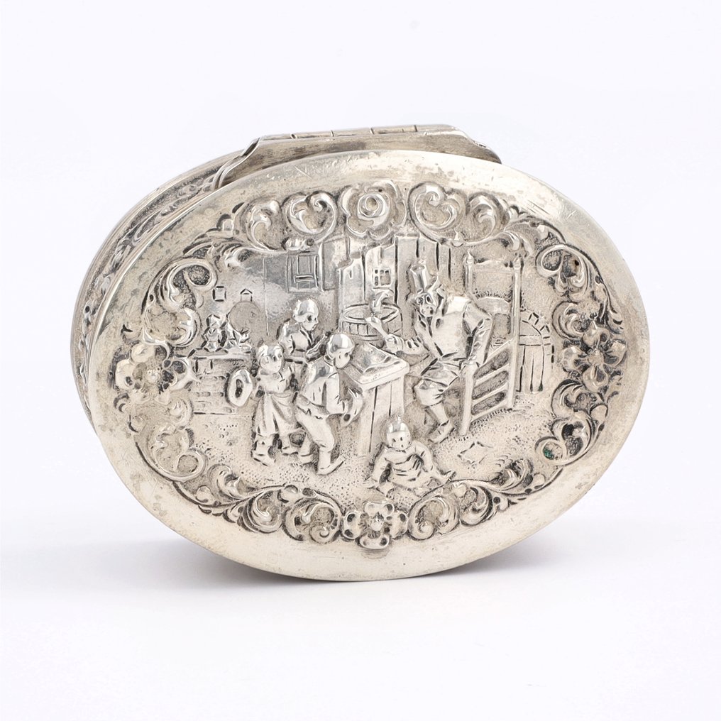 NO RESERVE - Zaanlandse Zilversmederij - Κουτί ταμπάκο - .833 silver #3.2