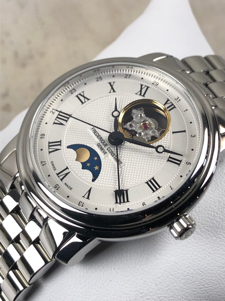 Frédérique Constant - Classics Heart Beat Moonphase Automatic - FC-335MC4P6B2 - Mænd - 2020+  #1.0