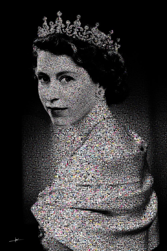 David Law - Crypto God Save the Queen II 2.0  - Format XL - 60x90 #1.0