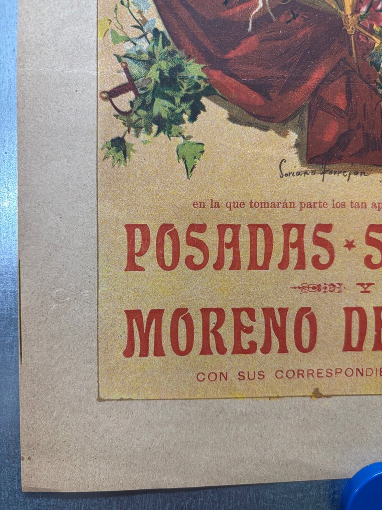 Soriano Torrejon - Plaza Toros de Valencia, Spain, Litho. - 1906 - Década de 1900 #4.3