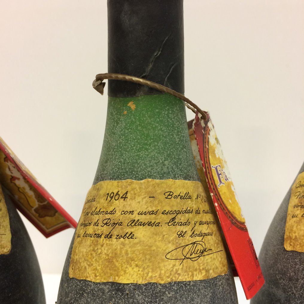 1964 Bodegas Faustino I - Rioja Gran Reserva - 3 Botellas (0,75 L) #3.2