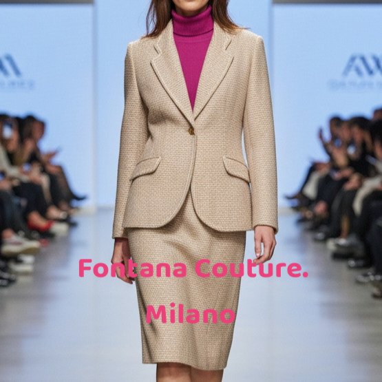 Fontana Couture - size IT50 - 女士套装 - 带标签的新品 #2.1