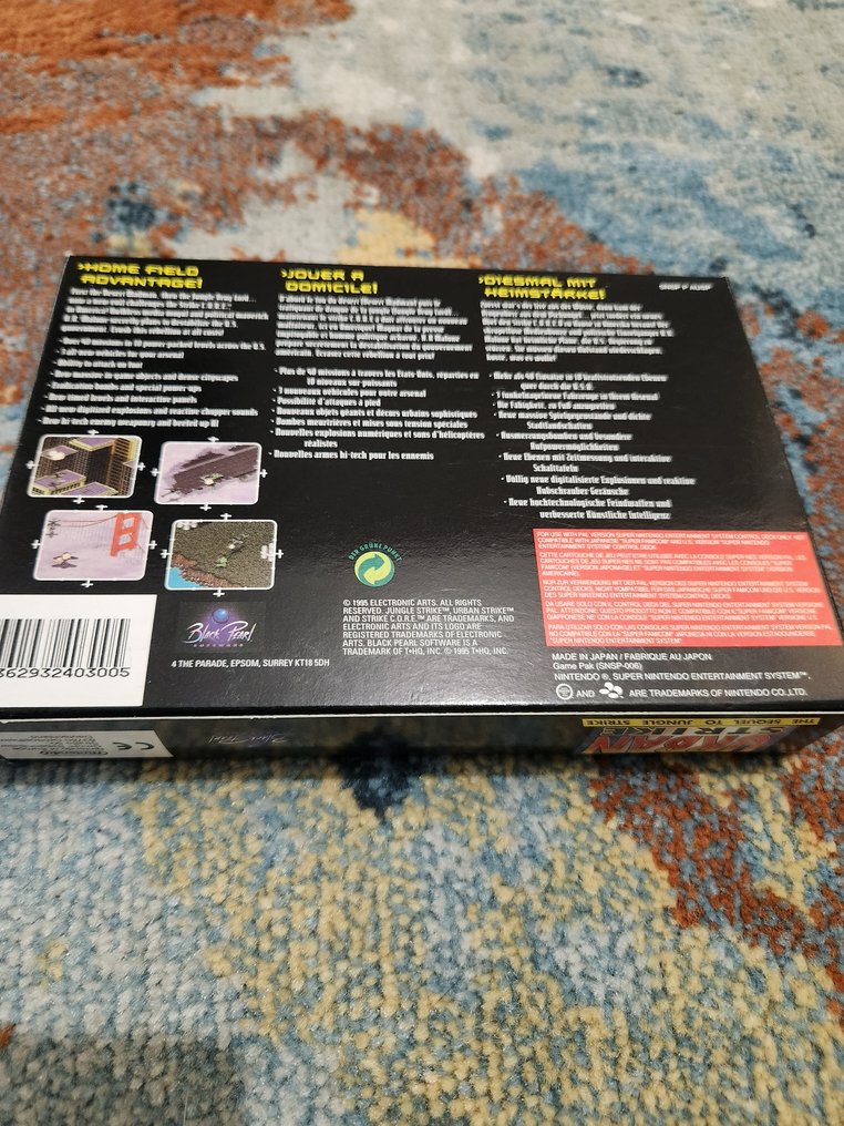 Nintendo - Snes - Urban Strike EUR CIB Super Nintendo - Βιντεοπαιχνίδια - Στην αρχική του συσκευασία #4.3